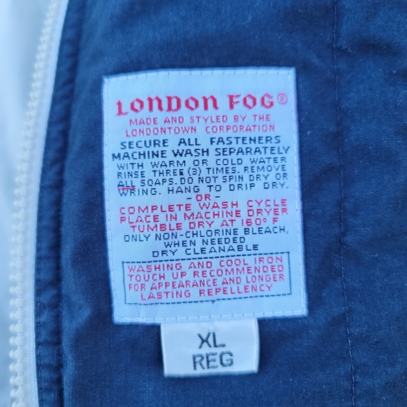 London Fog jacket mens XL Reg pale tan zip out thinsulate liner - Picture 4 of 15